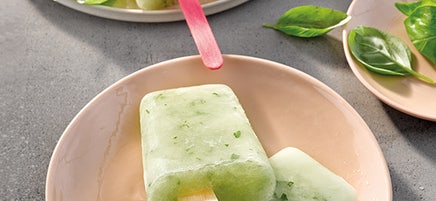 Esquimau au sorbet melon-basilic