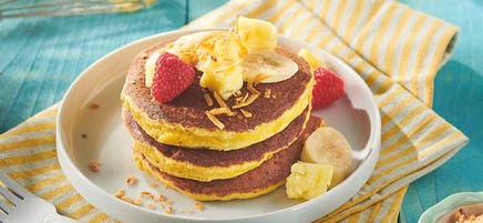 Crêpes à la farine de noix de coco