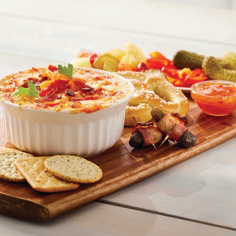 Photo de Plateau trempette fromage piquant et bacon par WW