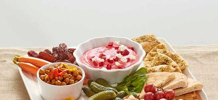 Roasted Chickpeas with Hot Pepper Rings and Herbs