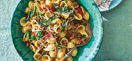 Orecchiette with Sausage & Broccoli Rabe