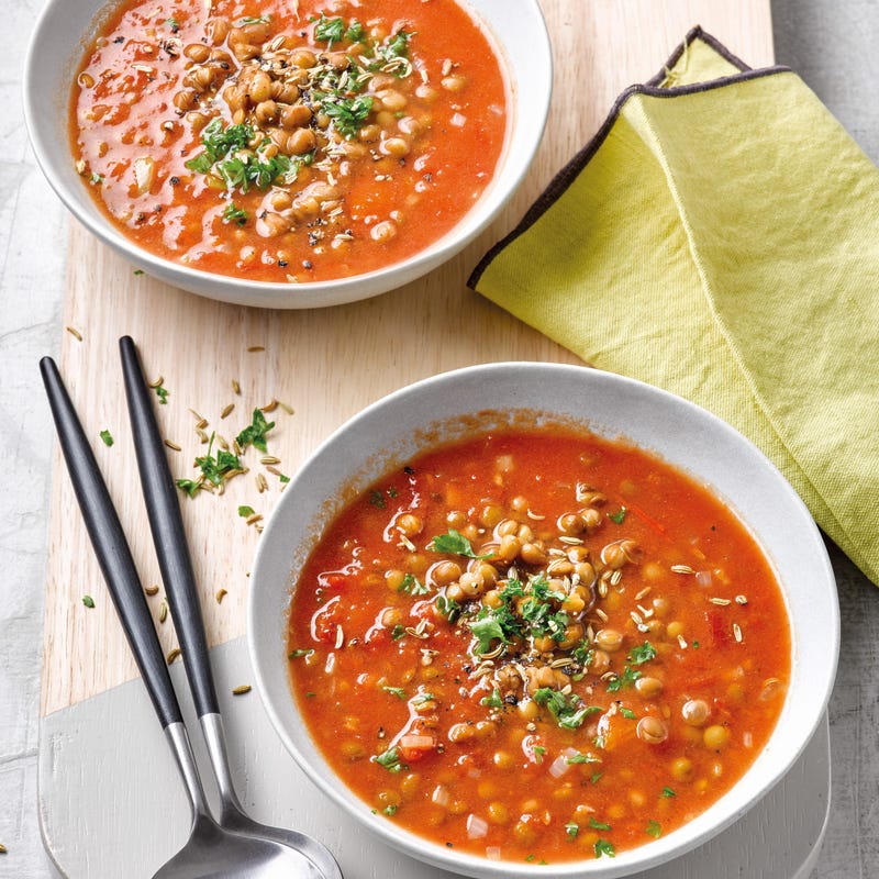 Foto van Linzen-tomatensoep met kokos door WW