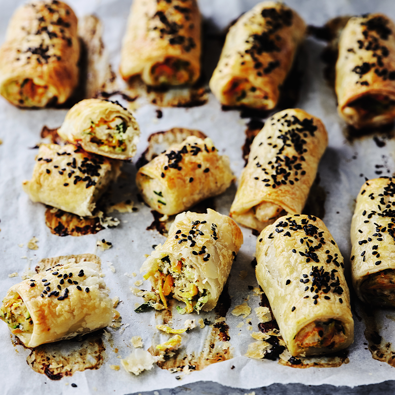 chicken sausage rolls