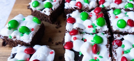 Festive Holiday Brownies