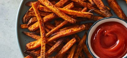 Sweet & Spicy Air Fryer Sweet Potato Fries