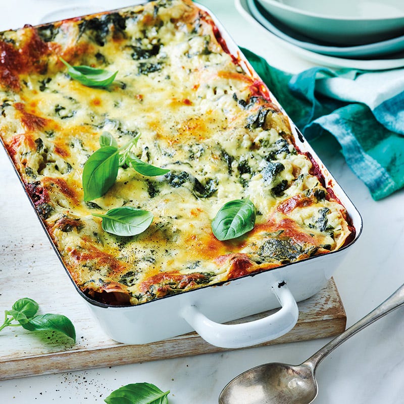 Bunte Gemüselasagne