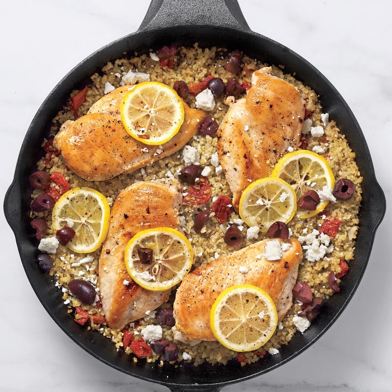 Foto van Griekse kip met freekeh door WW