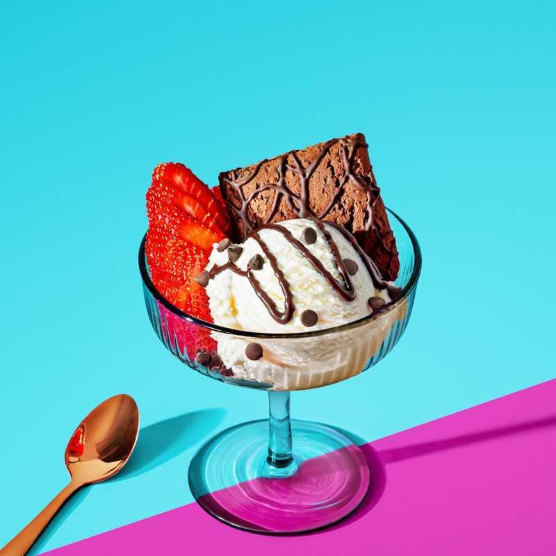 Photo of Triple Chocolate Brownie Ice Cream Sundae by WW