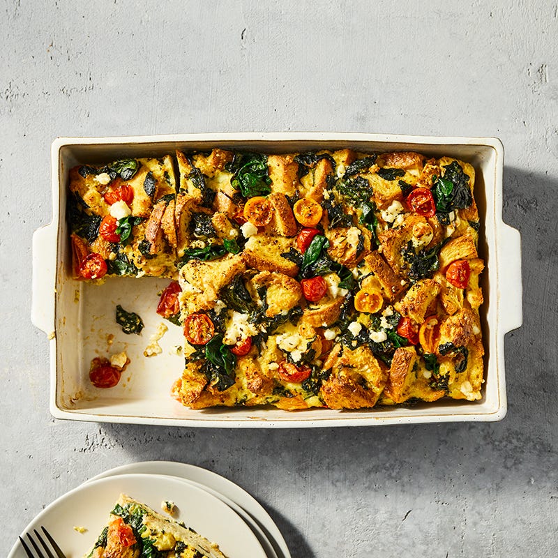Photo of Spinach, feta & tomato breakfast casserole by WW