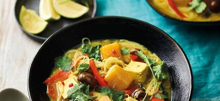 Curry jaune et tofu