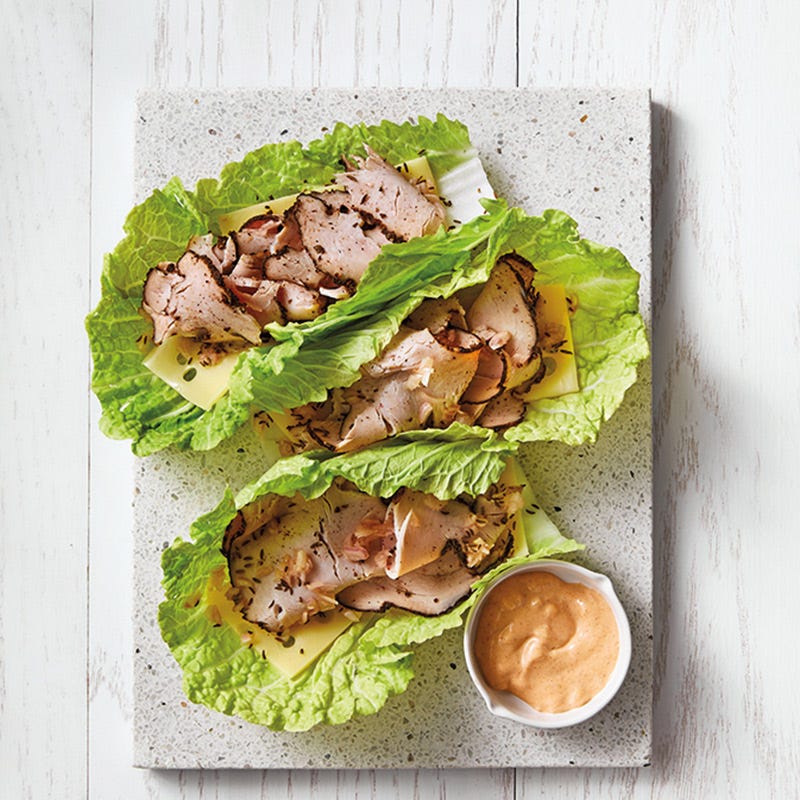 Chinakohl-Pastrami-Schiffchen