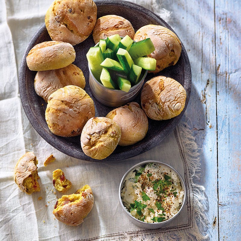Curry-Dattel-Bällchen