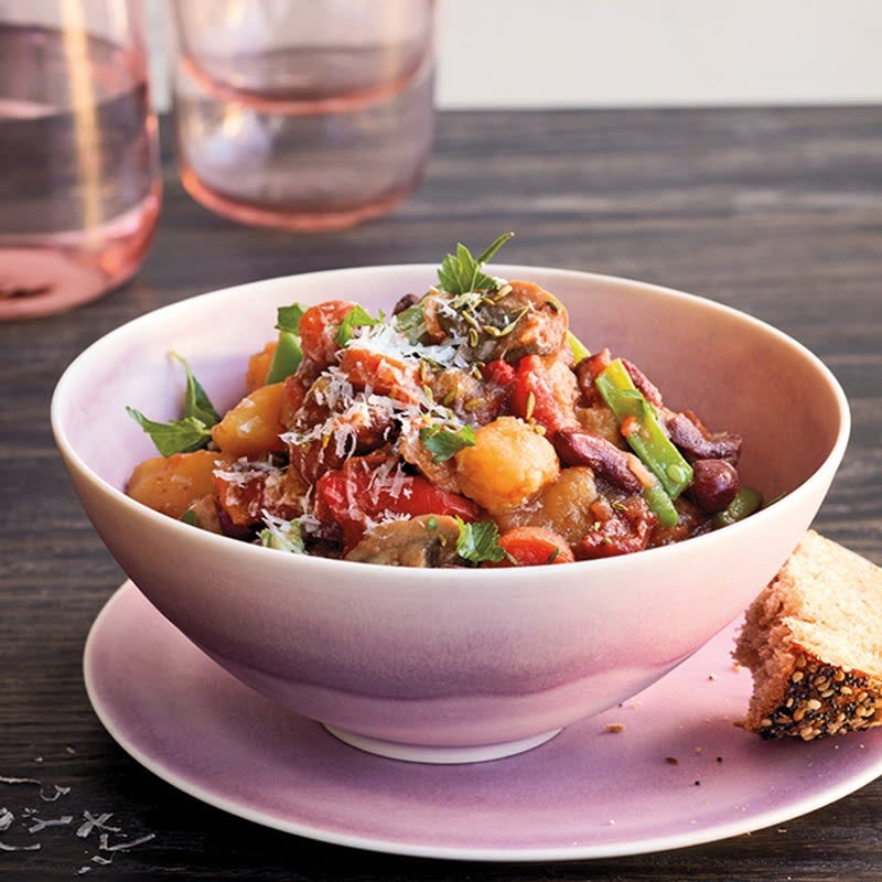 Gemüse-Bohnen-Eintopf