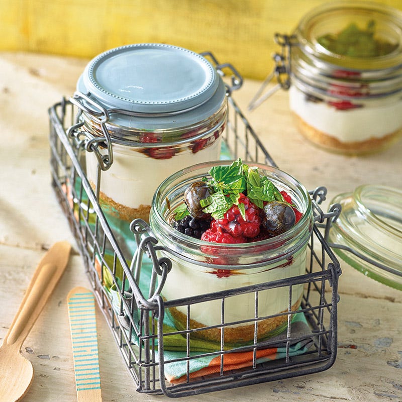 Knuspergläschen mit Balsamicobeeren