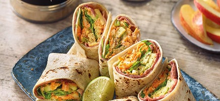 Wrap de bœuf aux épices douces