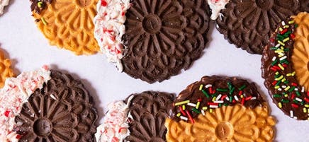 Decorated Pizzelles
