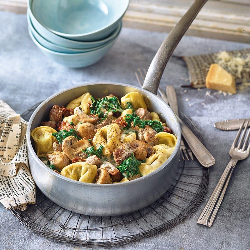 Tortellini-Steak-Topf