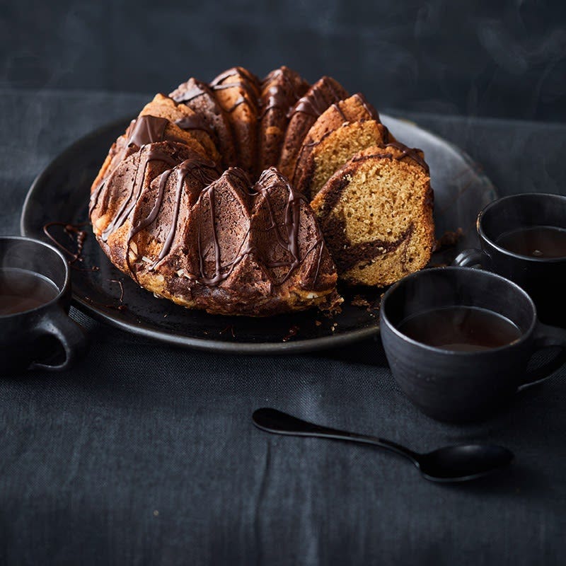 Marmorkuchen mit Mandeln