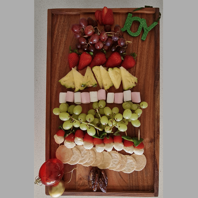 Christmas tree platter