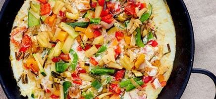 Roasted Vegetable Omelette