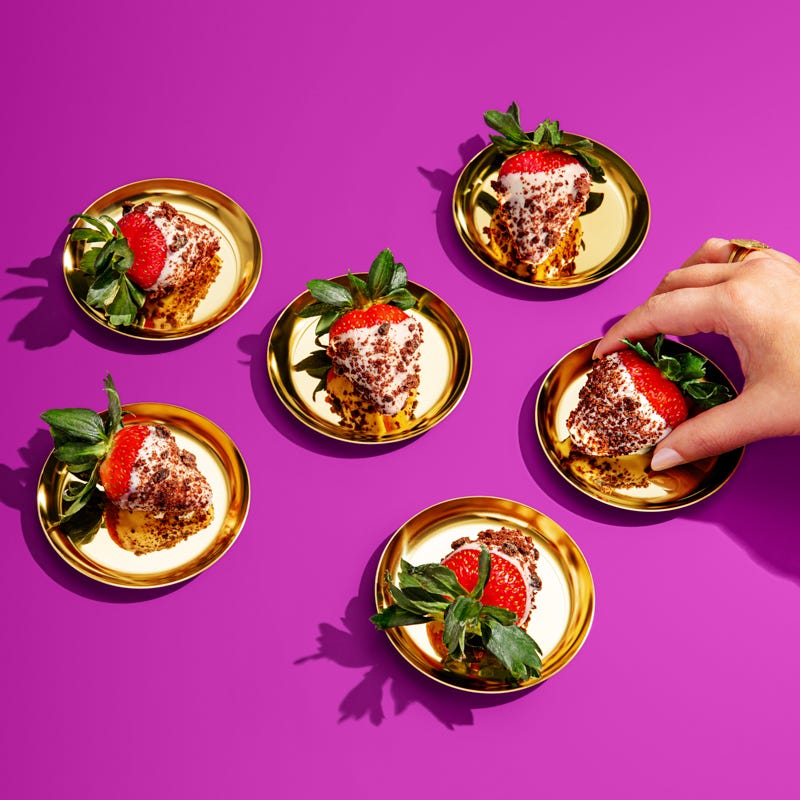 Photo of White Chocolate & Brownie-Dipped Strawberries by WW