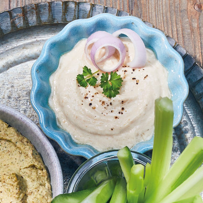 Schalotten-Joghurt-Dip