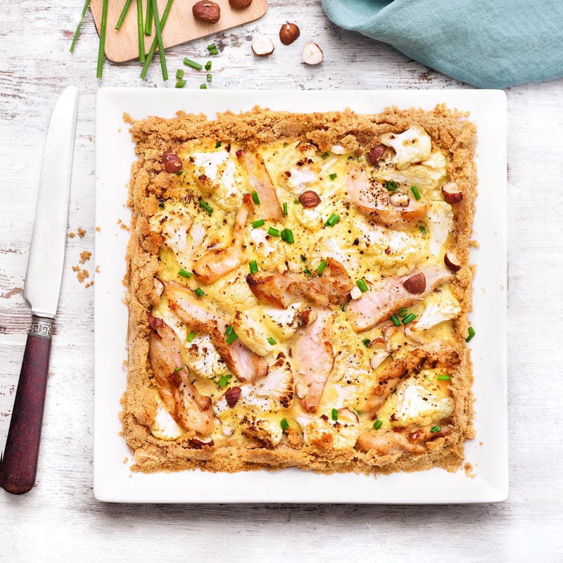 Photo de Tarte moelleuse au lapin, à l’ail et aux fines herbes prise par WW