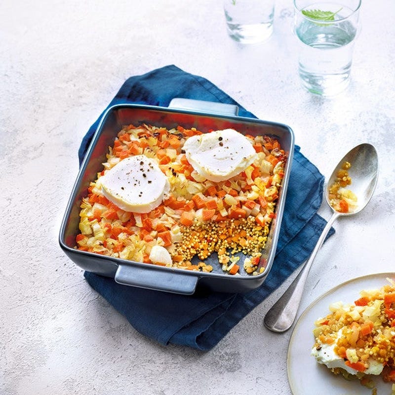 Photo de Gratin de quinoa aux petits légumes et au chèvre frais prise par WW