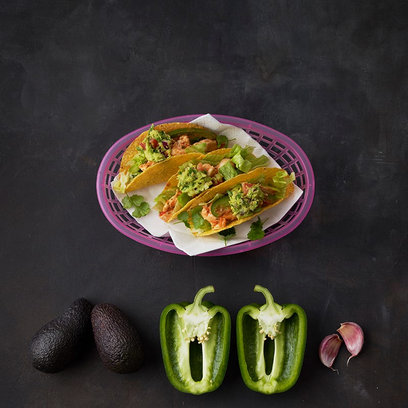 ViktVäktarna - Kycklingtacos med grillad guacamole