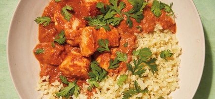 Creamy chicken korma