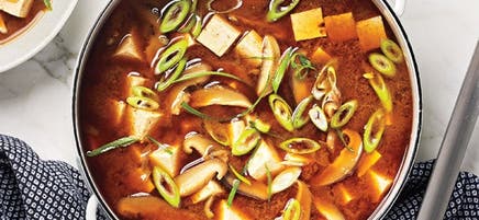 Miso Soup with Tofu & Shiitakes