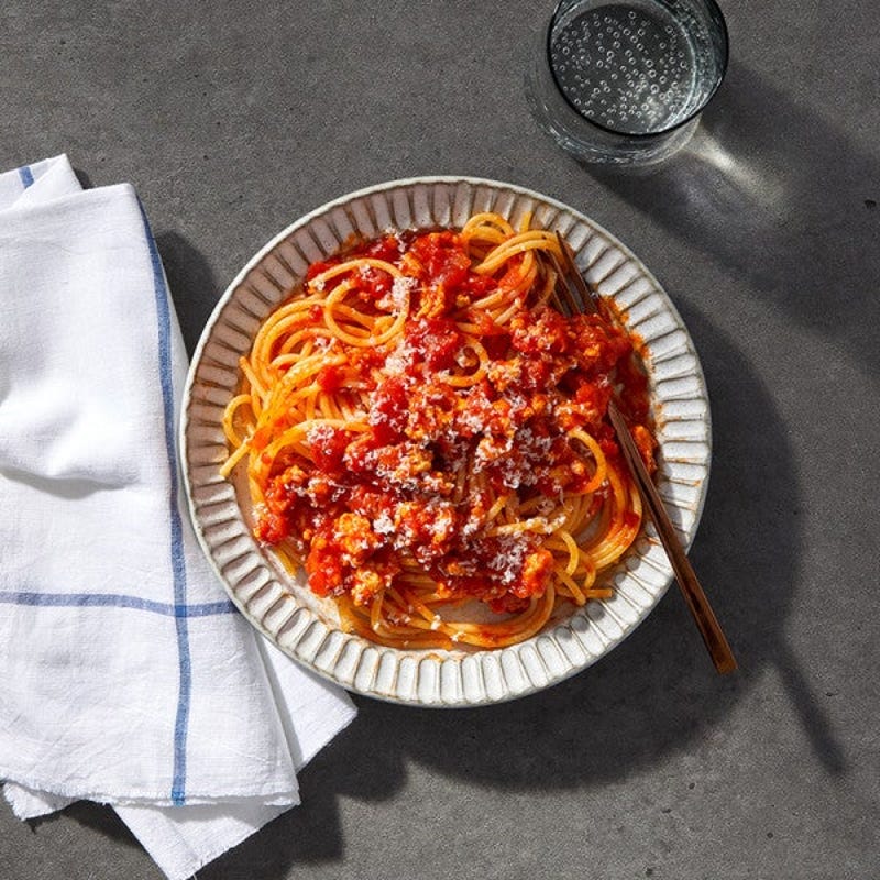 Photo of Spaghetti with meat sauce by WW