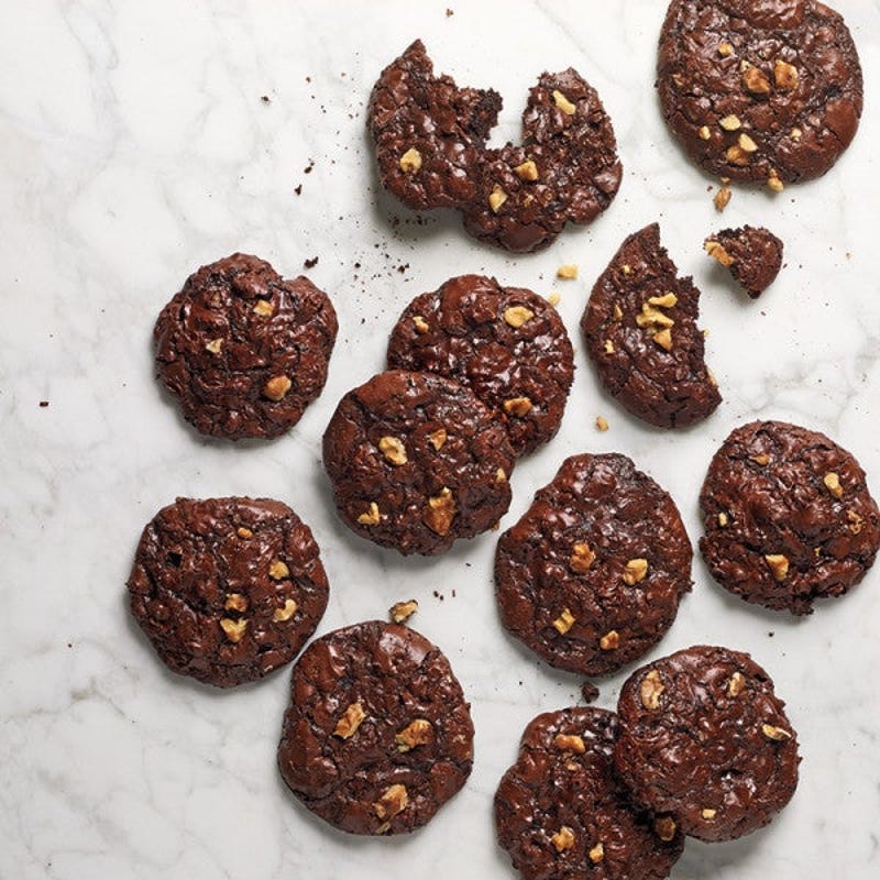 Photo of Chewy chocolate-walnut cookies by WW
