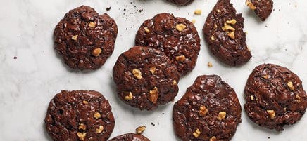 Biscuits moelleux au chocolat et aux noix