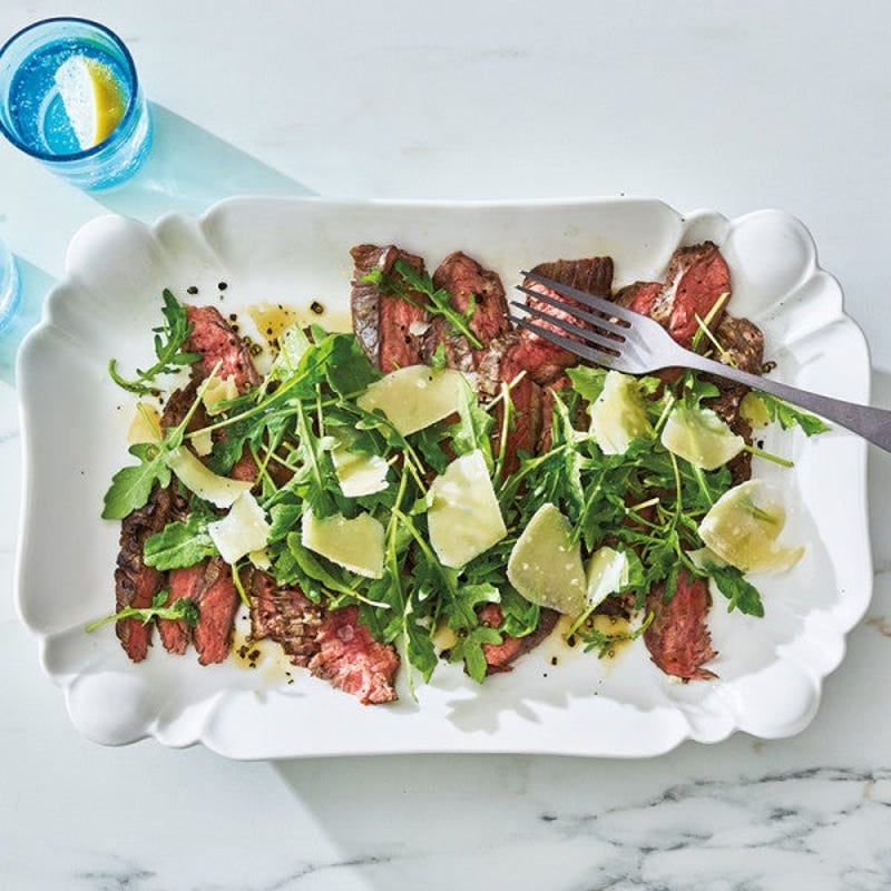 Photo of Grilled Steak Topped with Arugula & Parmesan by WW