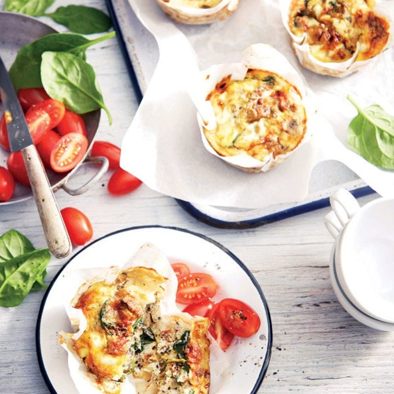 Photo de Mini-quiches quinoa, épinards et champignons prise par WW