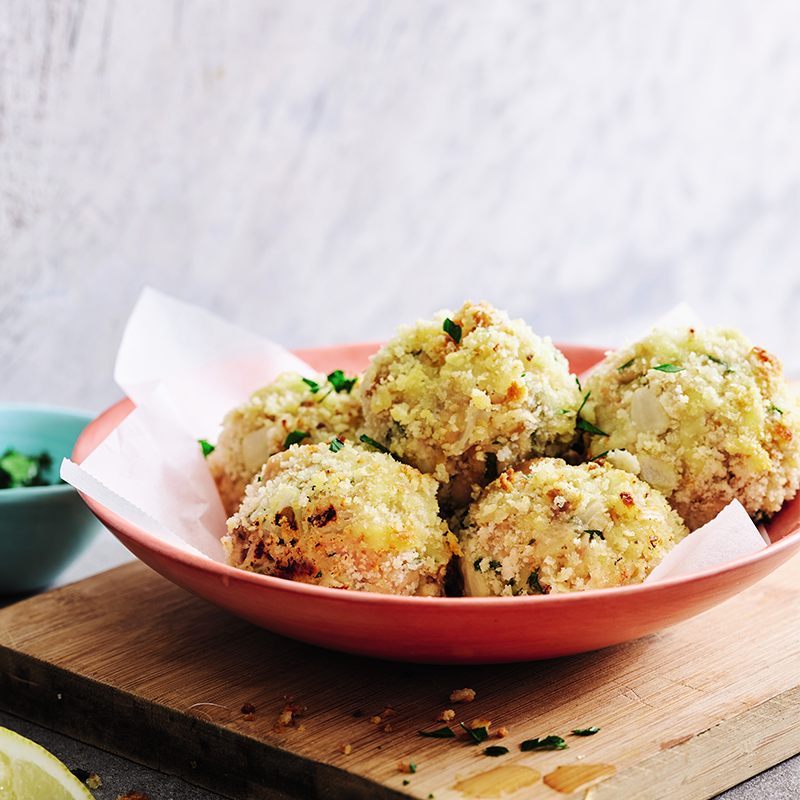 air-fryer tuna melt bites