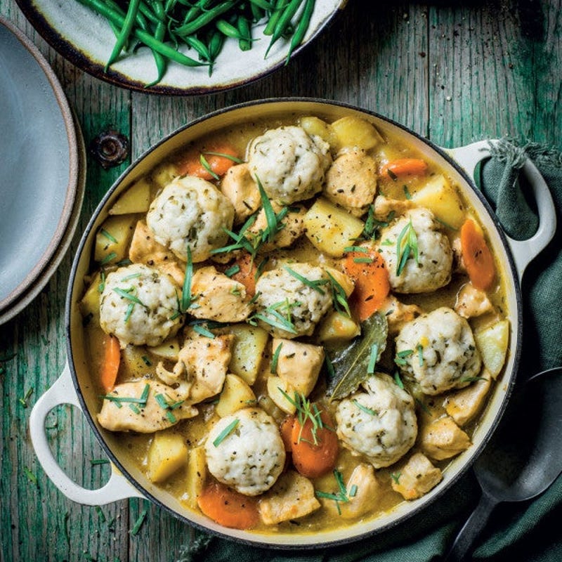 Photo de Poulet en cocotte et boulettes prise par WW