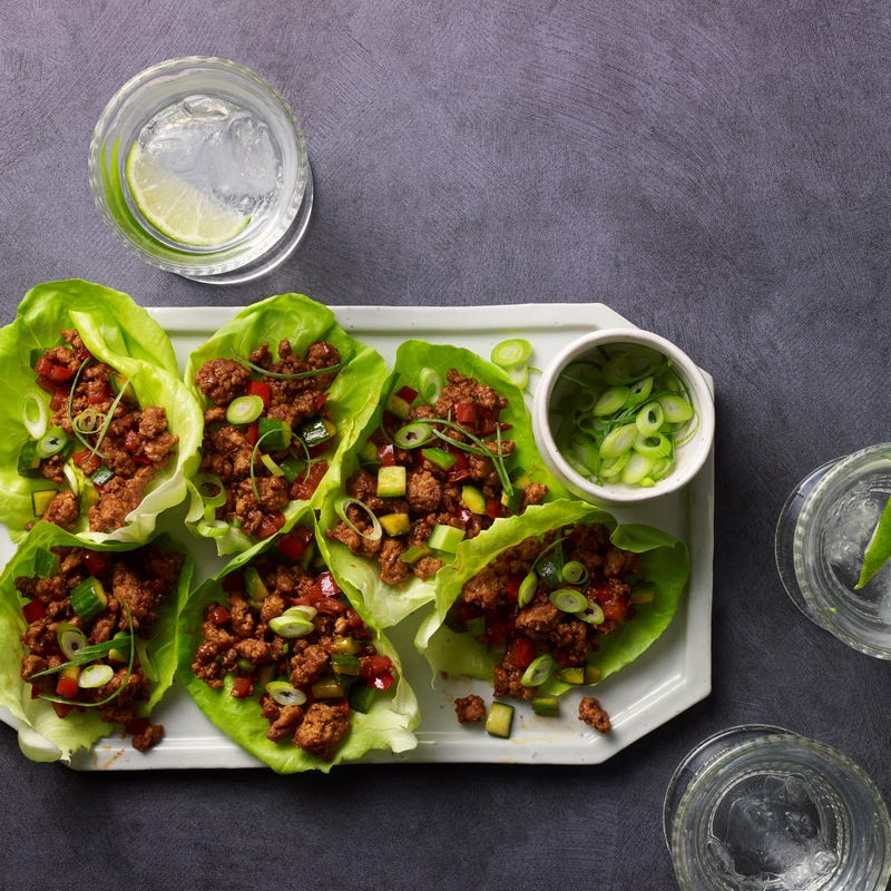 Foto van Slawraps met pittig gehakt en groenten door WW