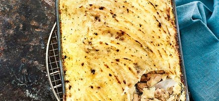 Parmentier de canard au panais truffé