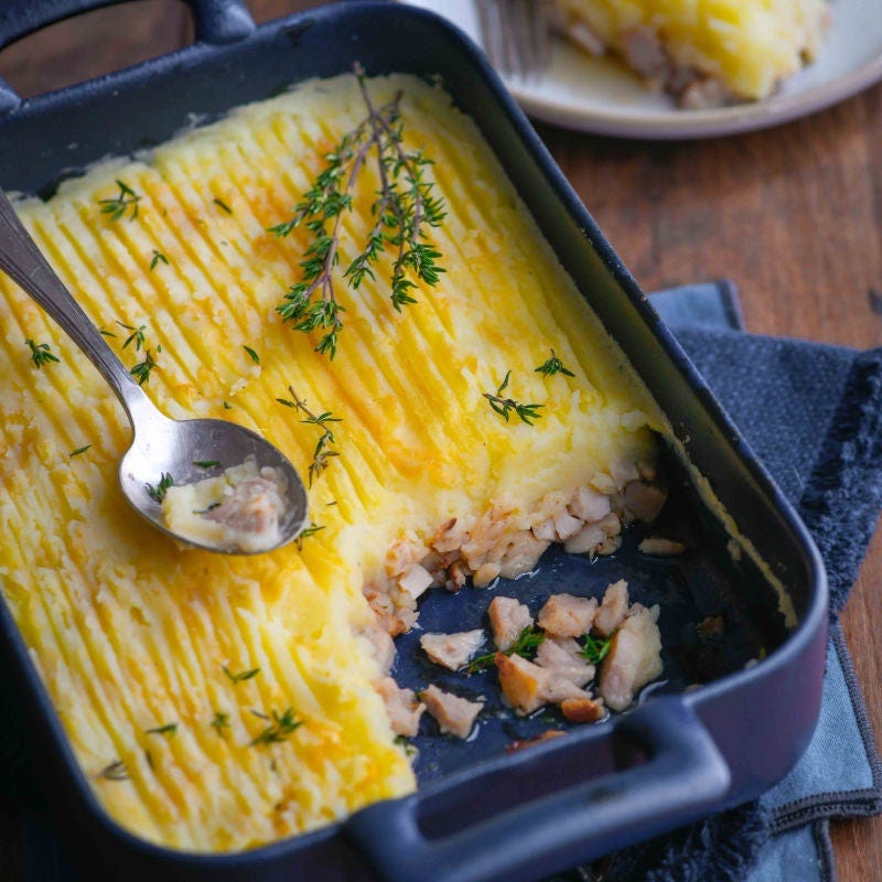 Parmentier de dinde et de panais