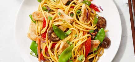 Lo mein au poulet