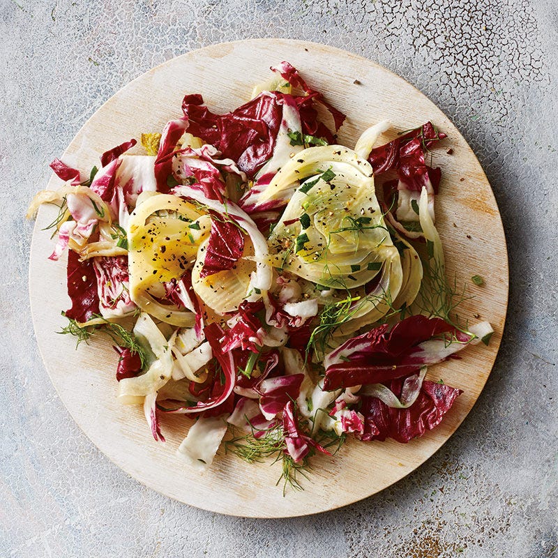 Zitroniger Fenchel-Radicchio-Salat