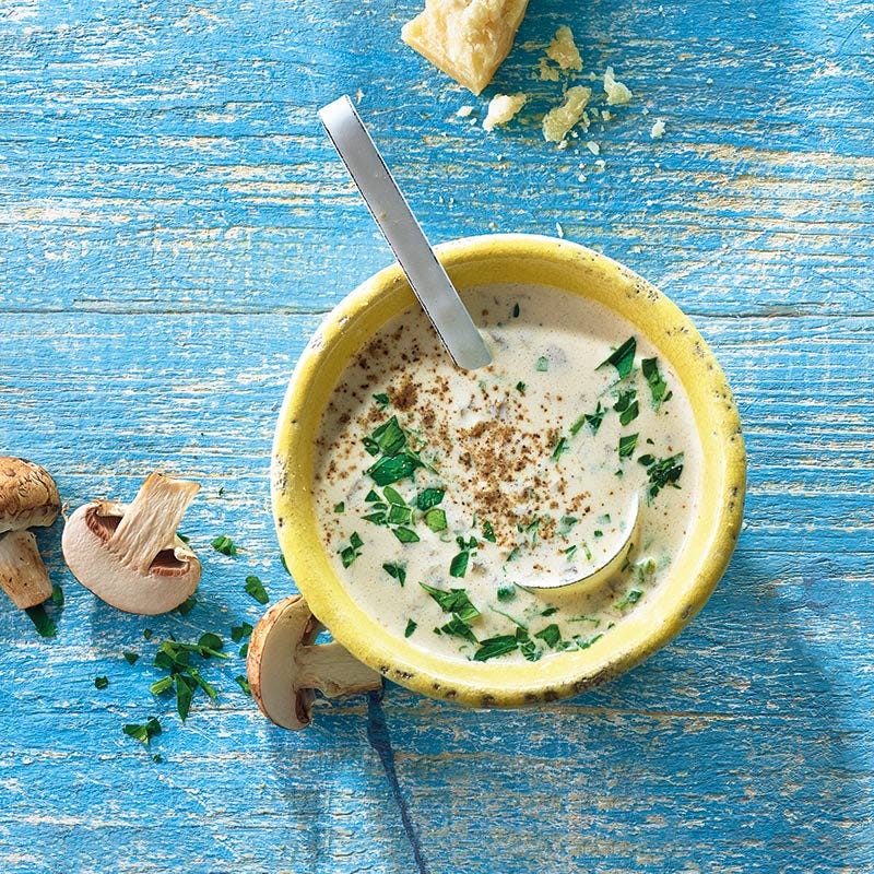 Pilz-Petersilien-Sauce