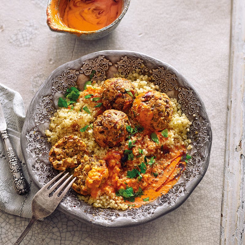 Vegane Polpette in Paprikasauce