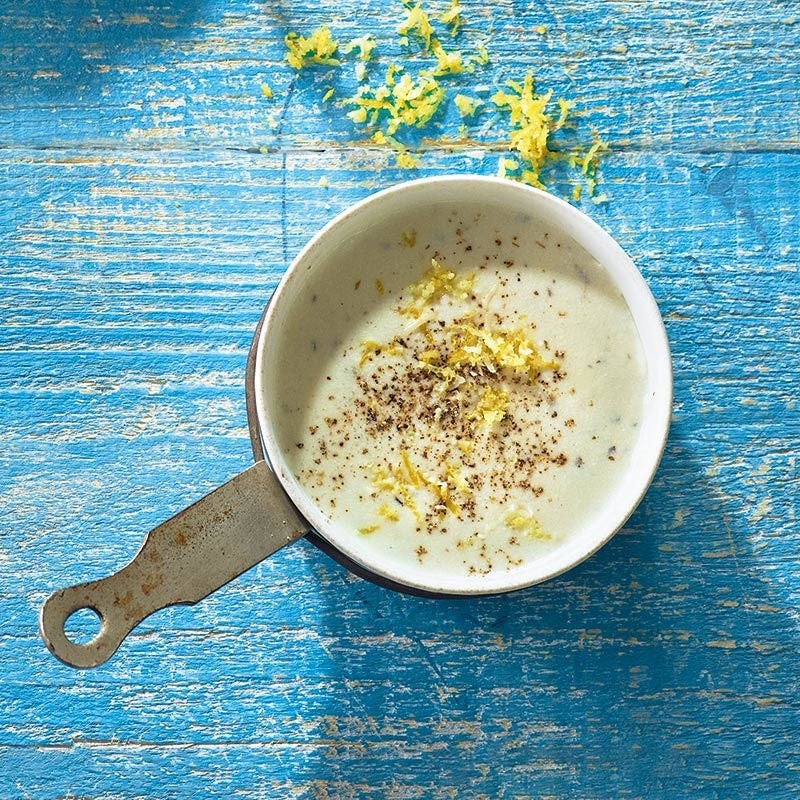 Zitronen-Ricotta-Sauce