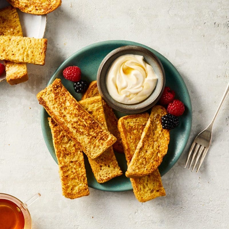 Photo of French Toast Sticks with Maple-Yogurt Dipping Sauce by WW