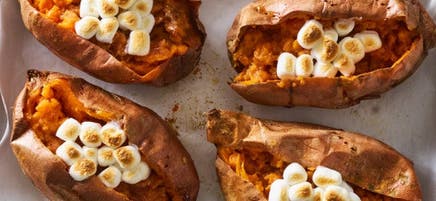 Individual Stuffed Sweet Potato "Casseroles"