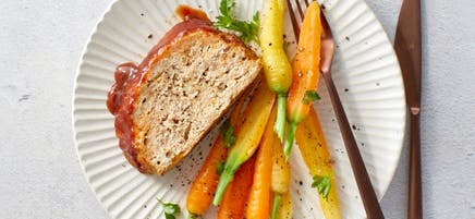 Barbecue-Glazed Turkey Meatloaf