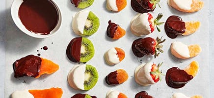 Chocolate dipped fruit
